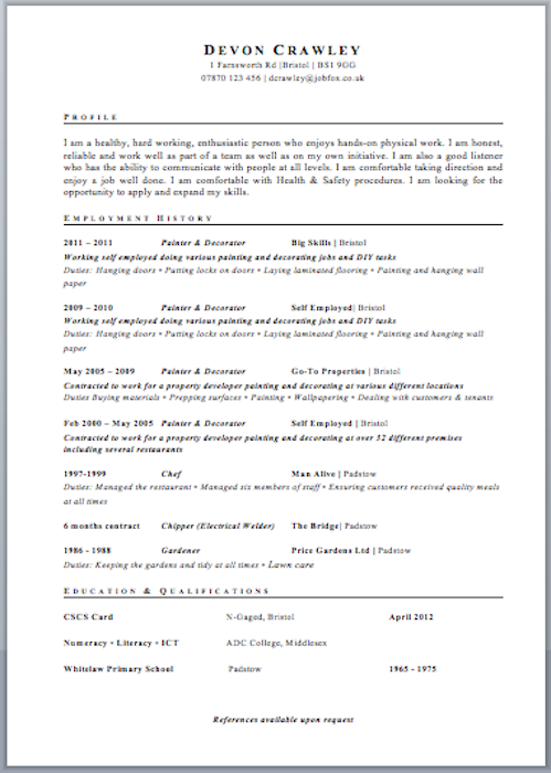 CV TEMPLATES